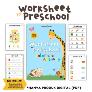 worksheet pra-sekolah