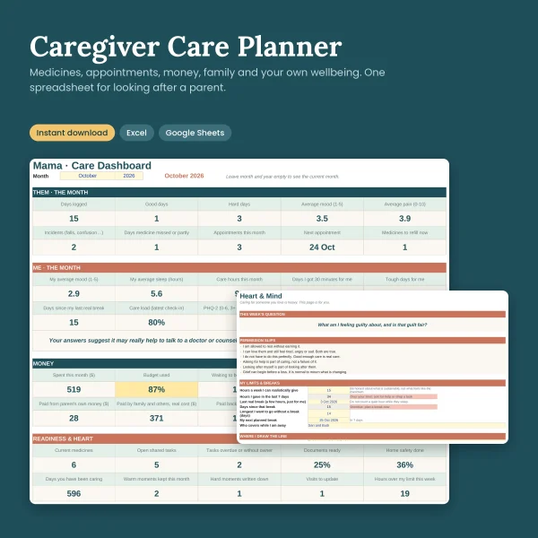 Caregiver Care Planner