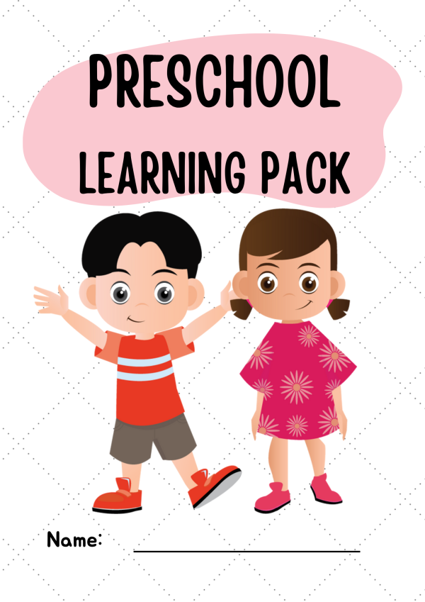 Preschool Learning Pack – Numbers, Alphabet, Shapes & Colors Worksheets for Kids