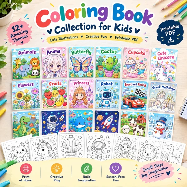 Coloring Book Collection for Kids | Printable Coloring Pages