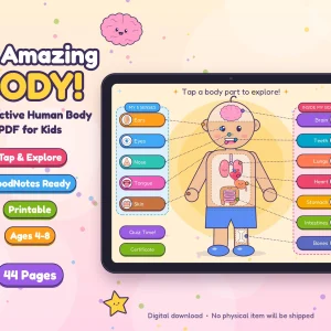 Human Body Interactive PDF for Kids